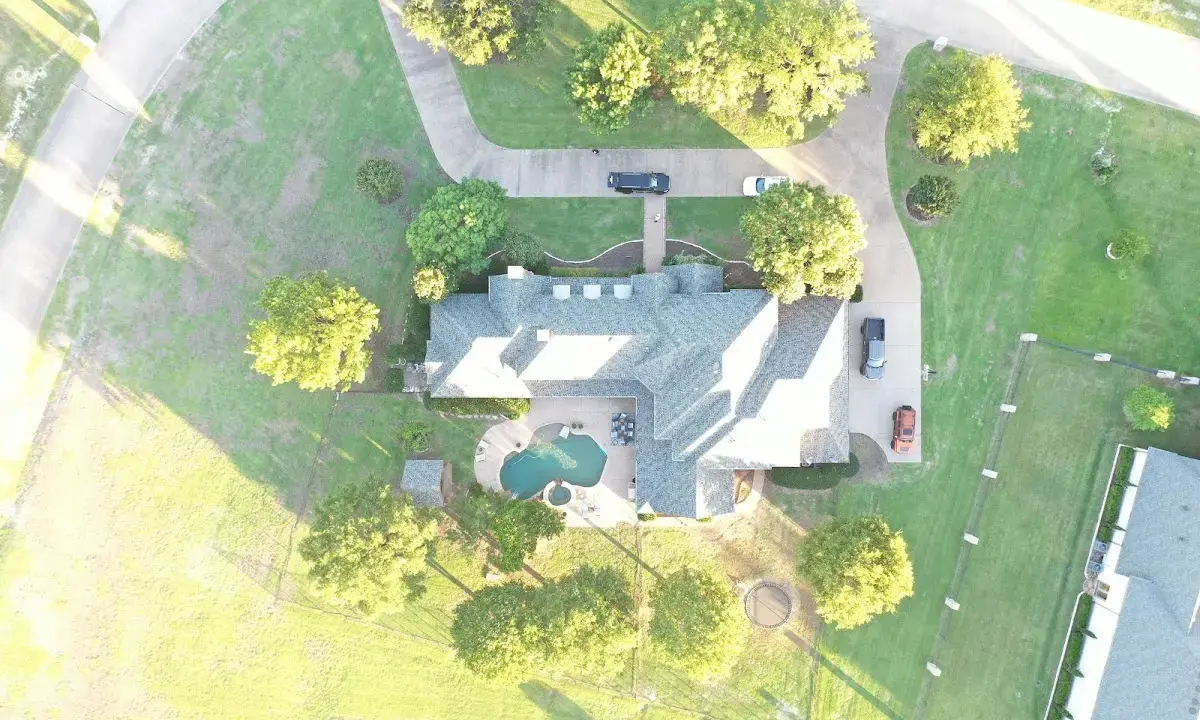 New shingle roof installation on a home in Delhi Hills